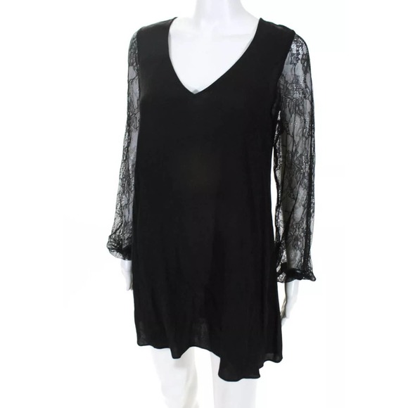 Lovers + Friends V-Neck Lace Mini Shift Dress - Picture 2 of 6